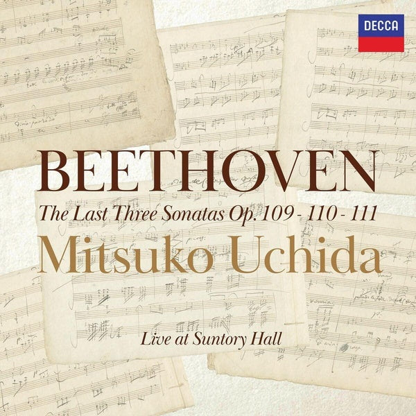 Beethoven Piano Sonatas Opus 109, 110 & 111 - Front Cover