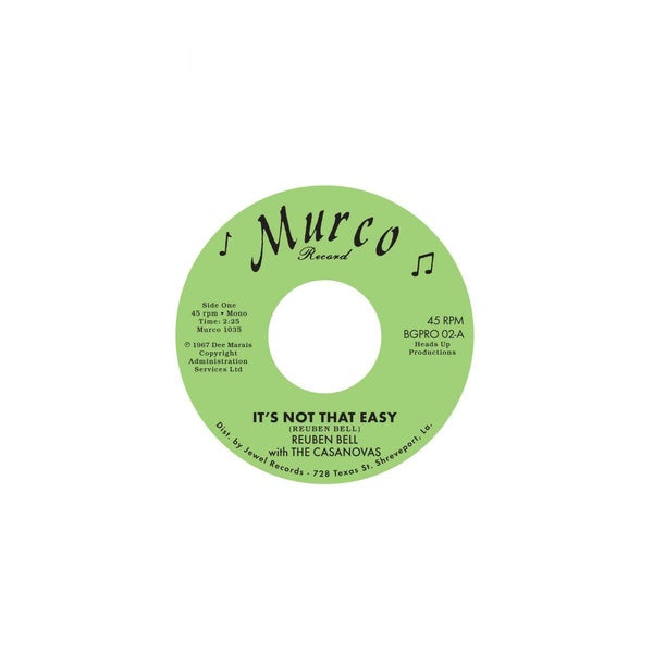 It's Not That Easy / Hummin' A Sad Song - Front Cover