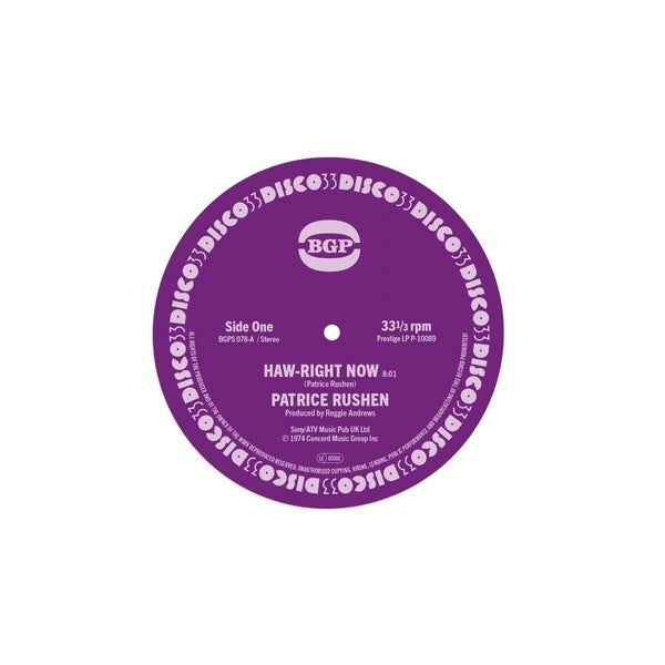 Haw-Right Now / Kickin' Back - Front Cover