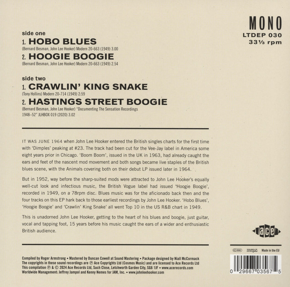 BEGINNINGS - Back Cover