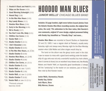 Hoodoo Man Blues - Front Cover