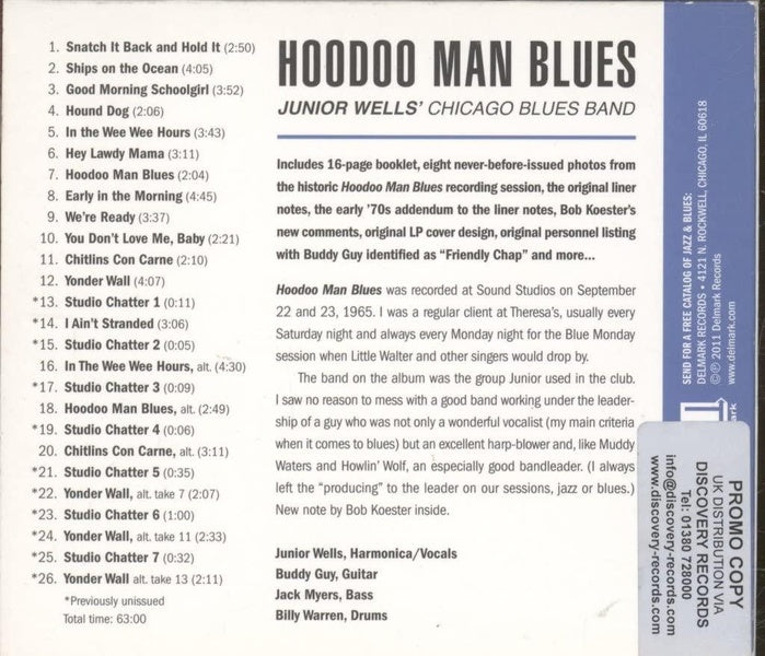 Hoodoo Man Blues - Front Cover