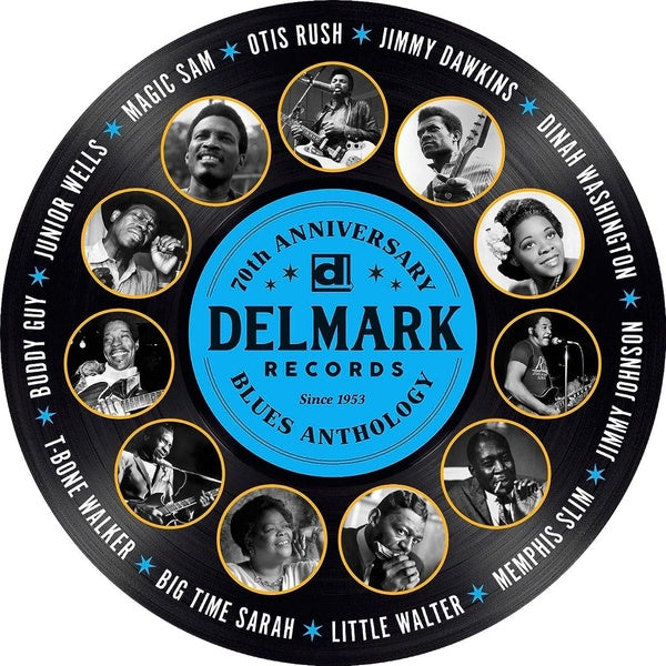 Delmark Record's 70th Anniversary Blues Anthology - Front Cover