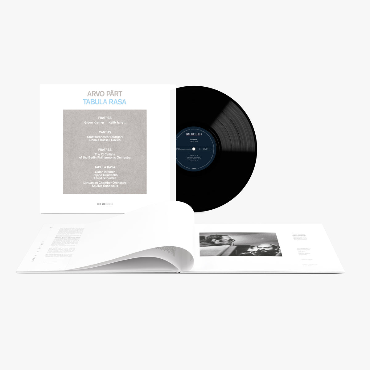 Arvo Pärt: Tabula Rasa - Front Cover
