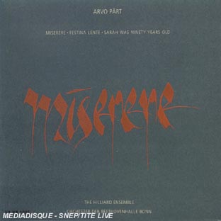Miserere - Front Cover
