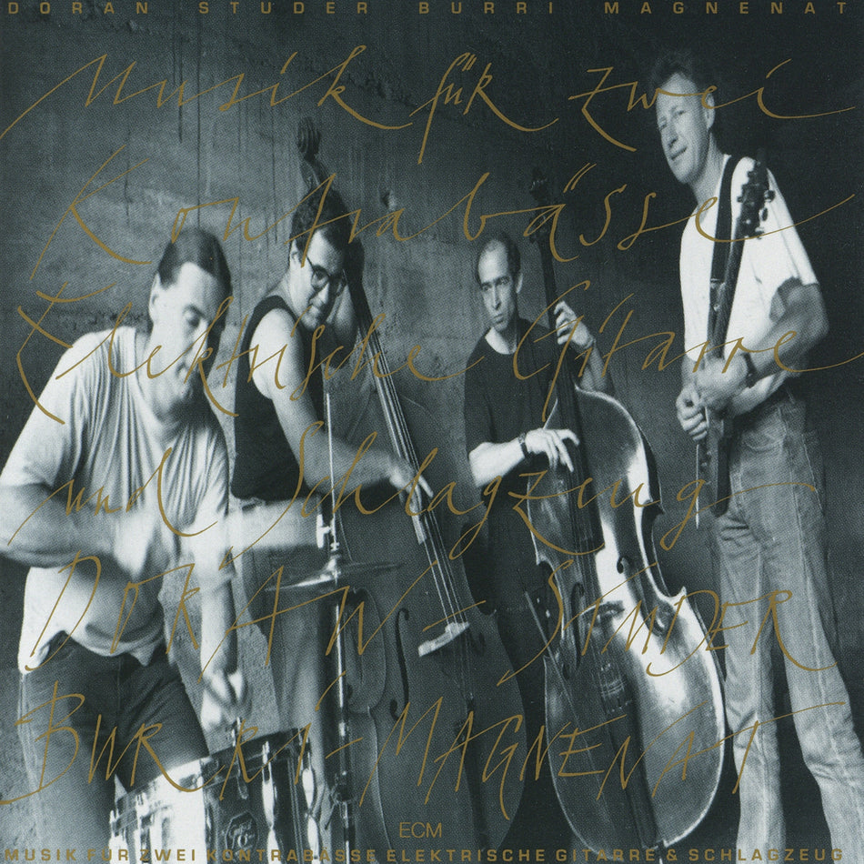 Musik für zwei Kontrabässe, elektrische Gitarre und Schlagzeug - Front Cover