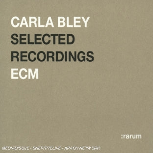 Selected recordings - Front Cover