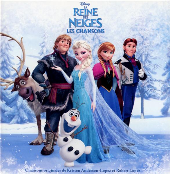 La reine des neiges les chansons - Front Cover