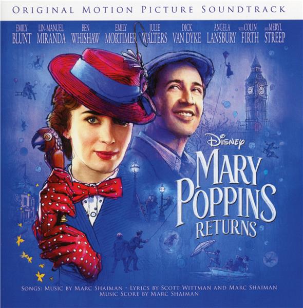 Mary Poppins returns, version originale (bof) - Front Cover