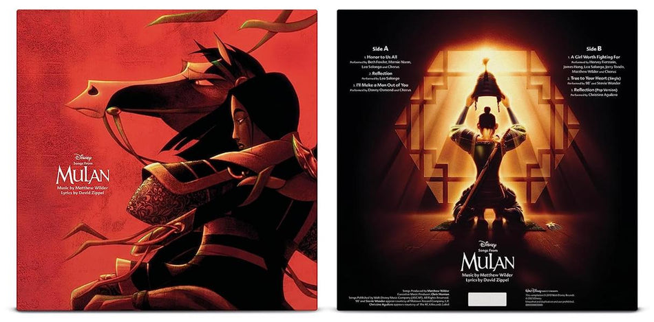 Songs from Mulan - Front Cover