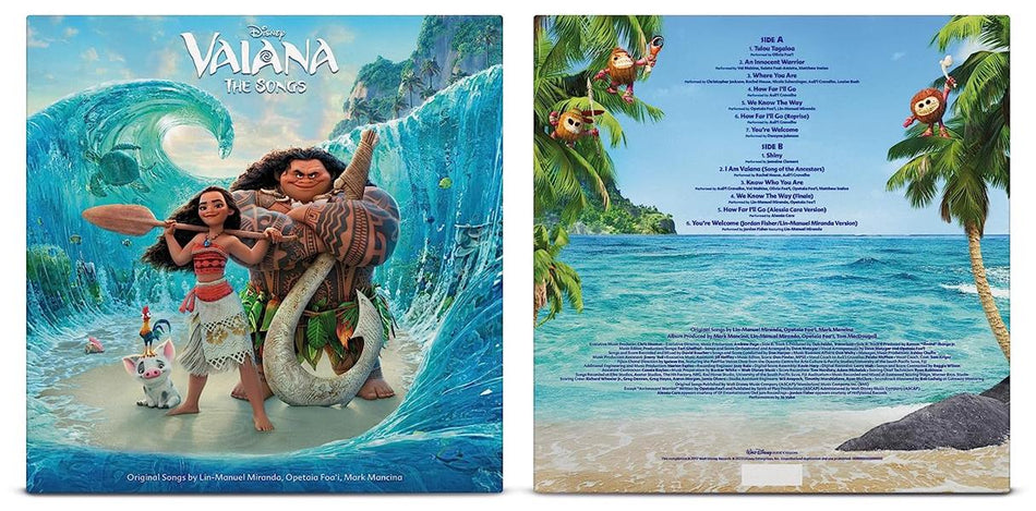 Vaiana: The Songs - Front Cover