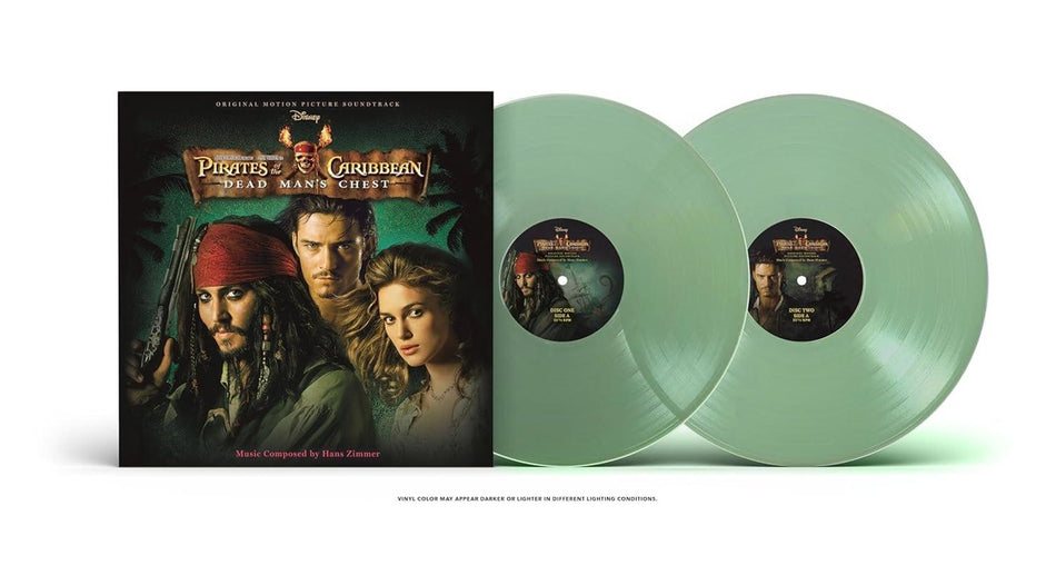 Hans Zimmer Pirates Of The Caribbean Dead Man s Chest Original Soundtrack Vinyle Vert Vinyle album - Front Cover