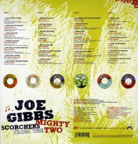 SCORCHERS FROM THE MIGHTY TWO (Reggae Anthology) - Back Cover