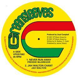 NEVER RUN AWAY/THE DRIFTER/RSD 2021 - Front Cover