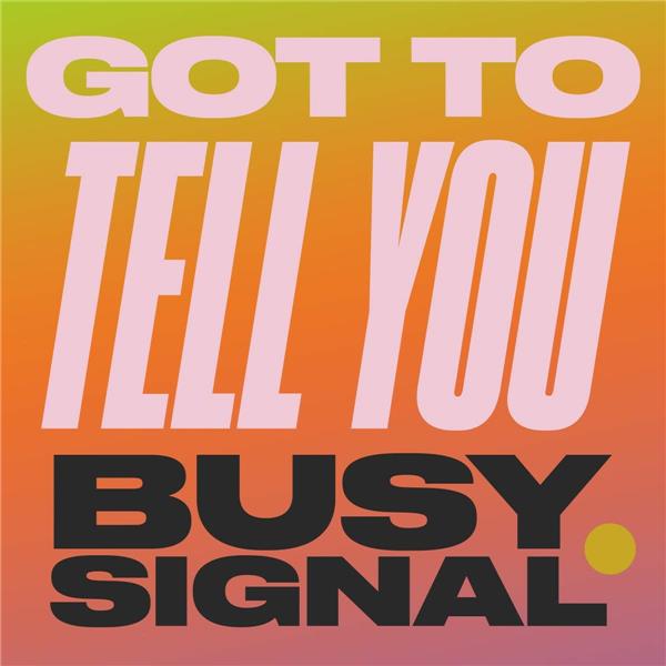 GOT TO TELL YOU - Front Cover