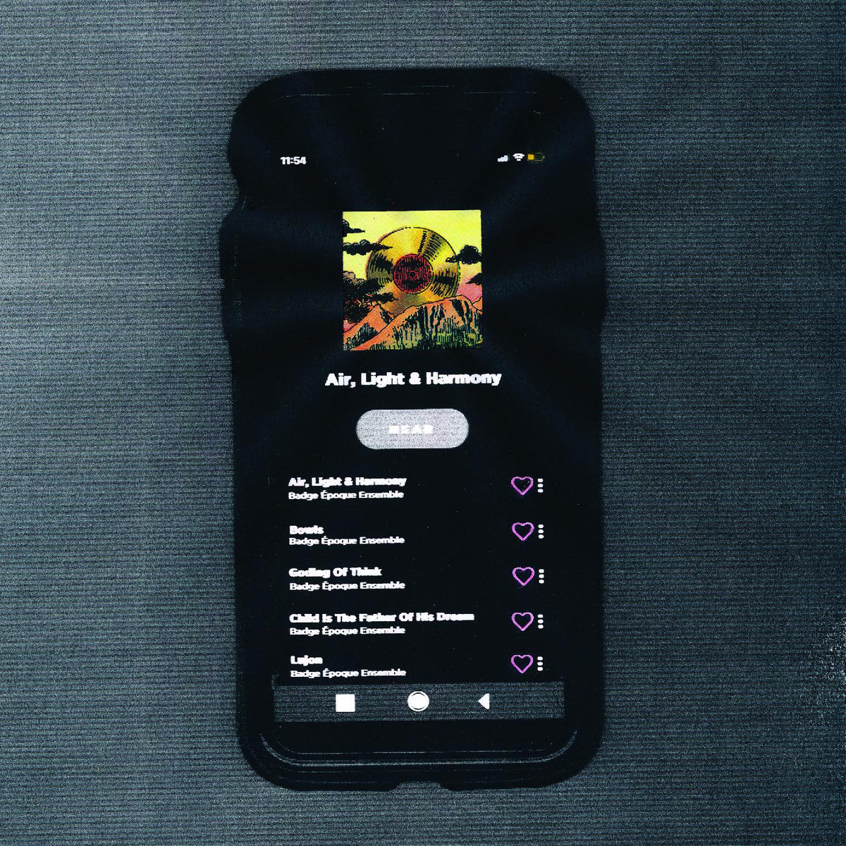 AIR LIGHT AND HARMONY - Front Cover