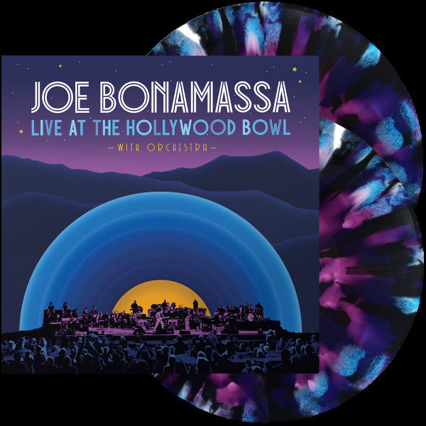 LIVE AT THE HOLLYWOOD BOWL WITH ORCHESTRA - VINYLE COULEUR VIOLET ET BLEU - Front Cover