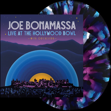 LIVE AT THE HOLLYWOOD BOWL WITH ORCHESTRA - VINYLE COULEUR VIOLET ET BLEU - Front Cover