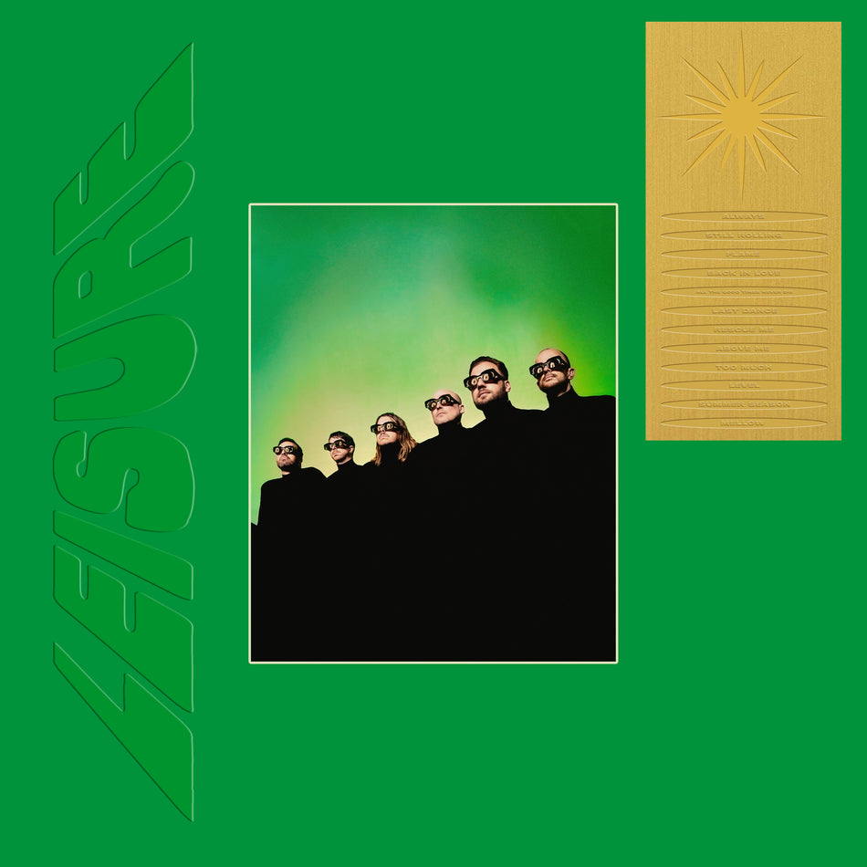 LEISUREVISION/VINYLE VERT/INCLUS POSTER A3 - Front Cover