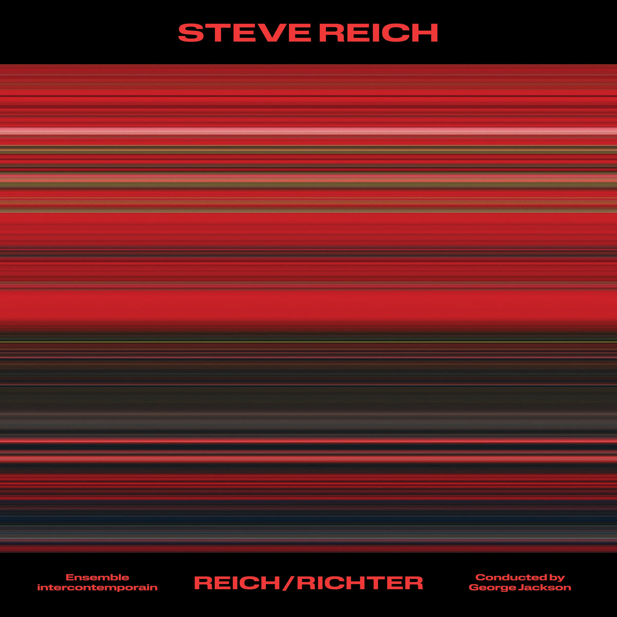 STEVE REICH: REICH/RICHTER (Vinyle) - Front Cover