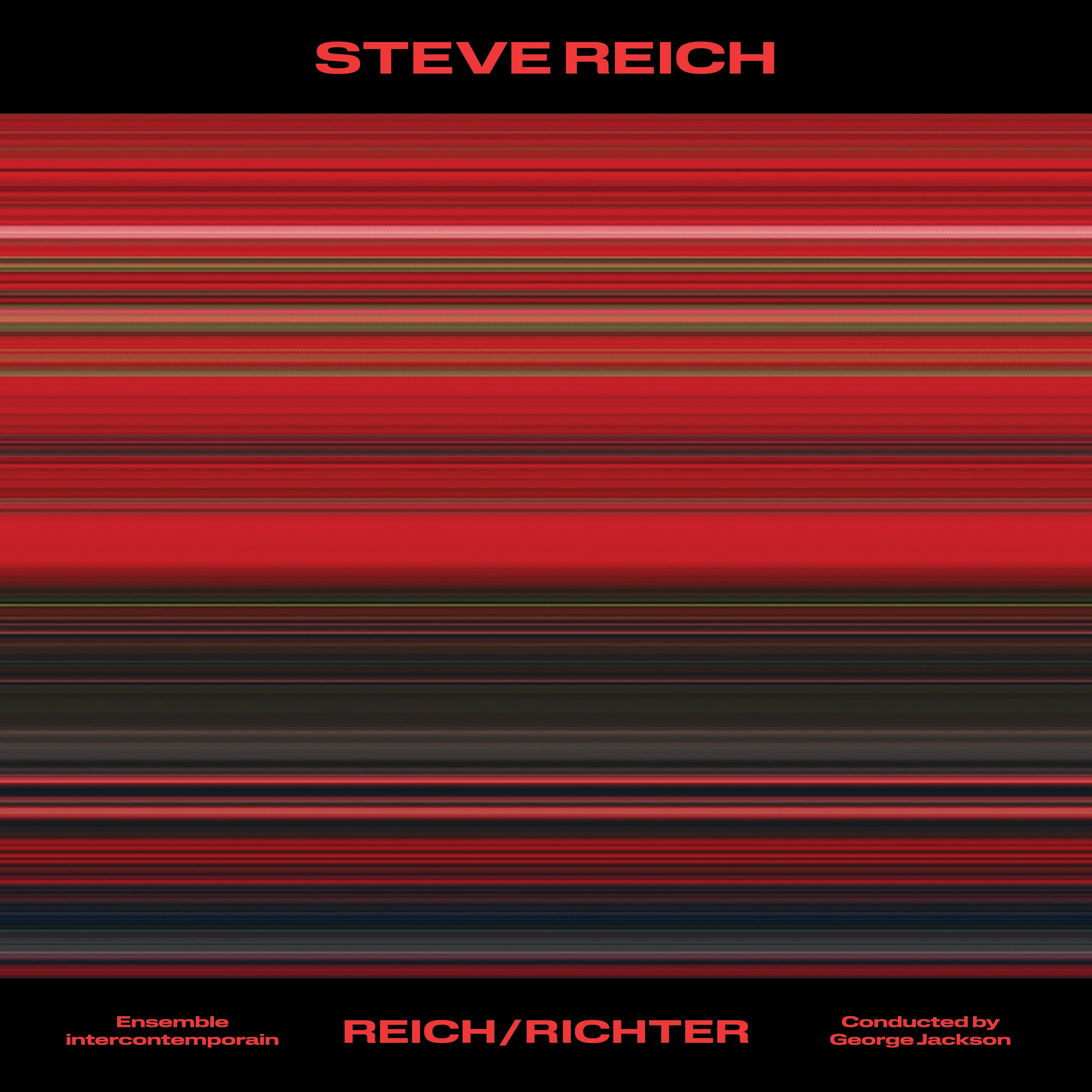 STEVE REICH: REICH/RICHTER (Vinyle) - Front Cover