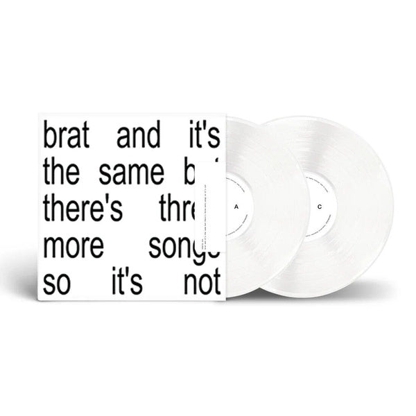 BRAT AND IT'S THE SAME BUT THERE'S THREE MORE SONGS SO IT'S NOT (LP BLANC) - Front Cover