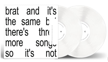 BRAT AND IT'S THE SAME BUT THERE'S THREE MORE SONGS SO IT'S NOT (LP BLANC) - Front Cover
