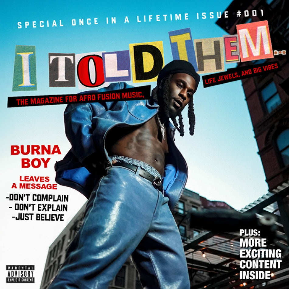 I TOLD THEM... - Front Cover