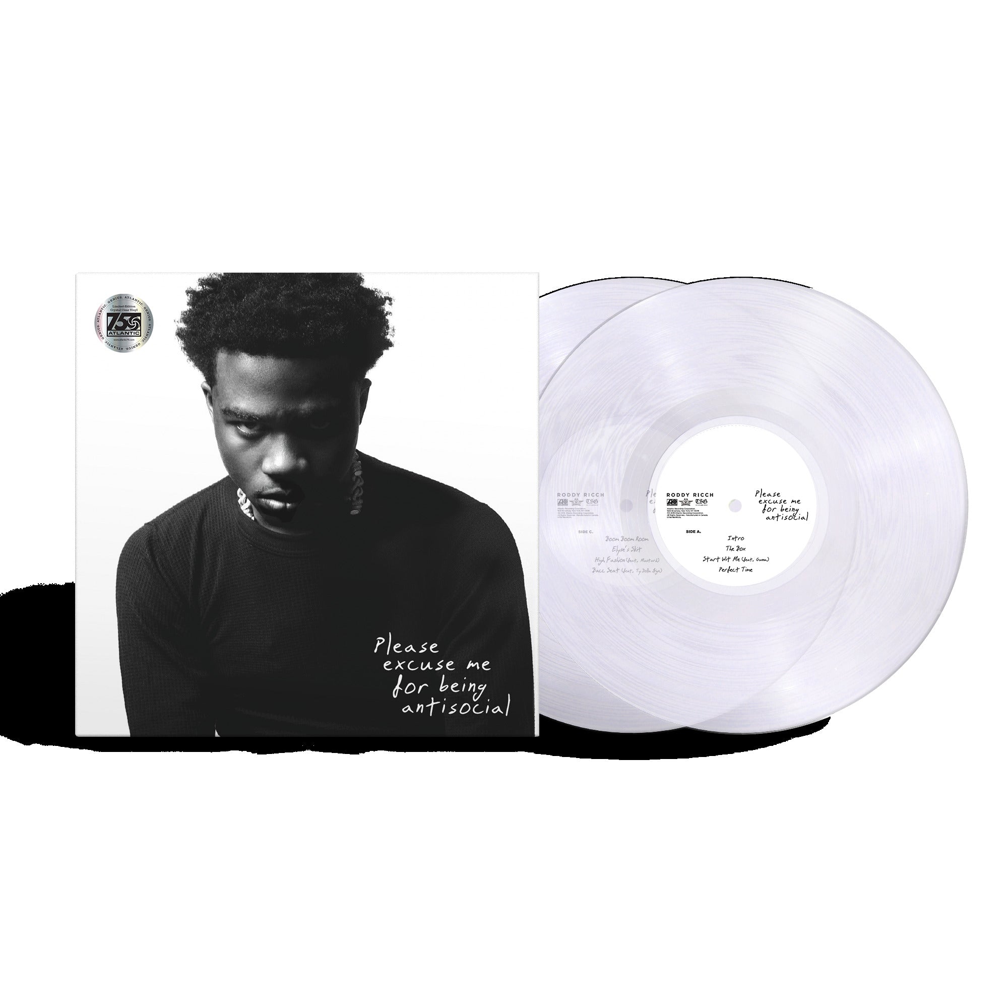 PLEASE EXCUSE ME FOR BEING ANTISOCIAL (ATLANTIC 75) - Back Cover