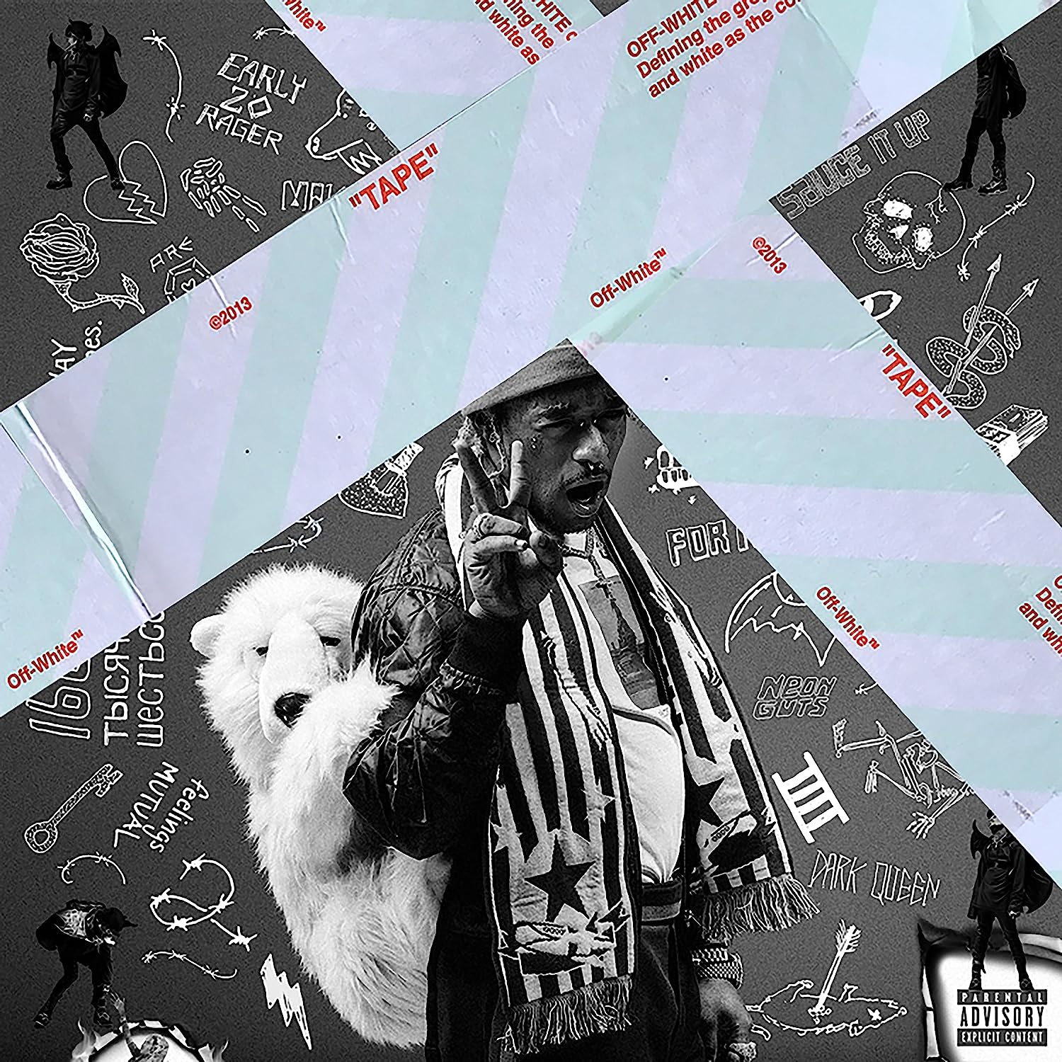 LUV IS RAGE 2 (ATLANTIC 75) - Front Cover