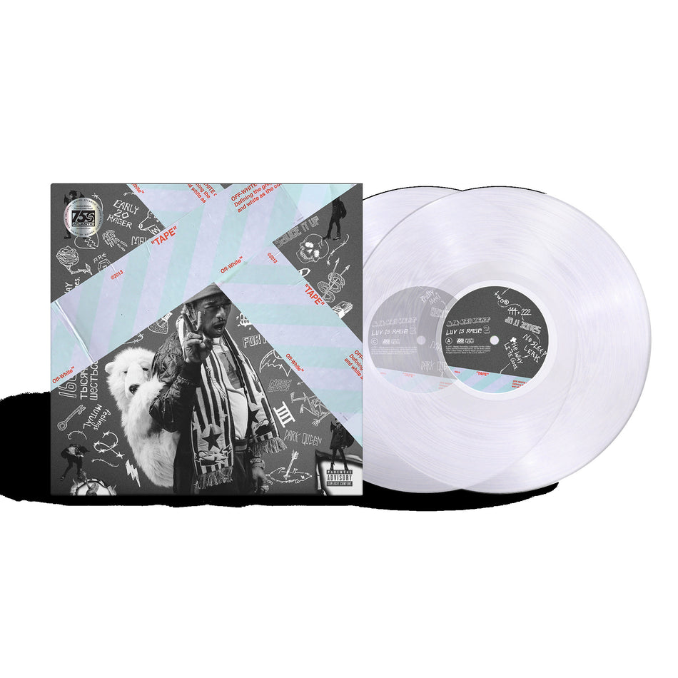 LUV IS RAGE 2 (ATLANTIC 75) - Back Cover