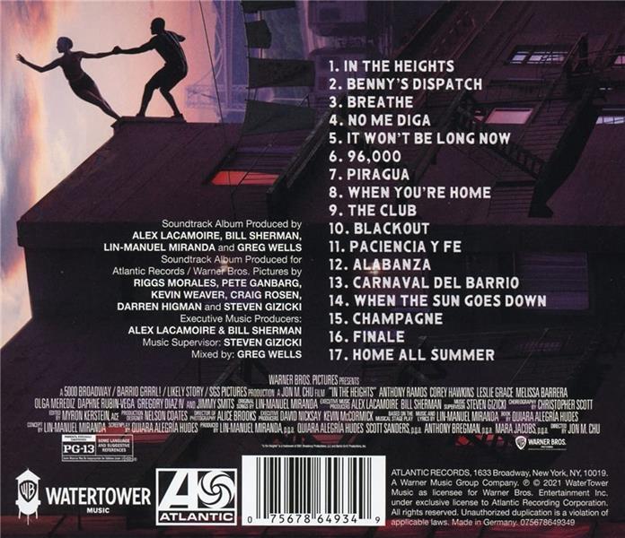 In the heights soundtrack - Front Cover