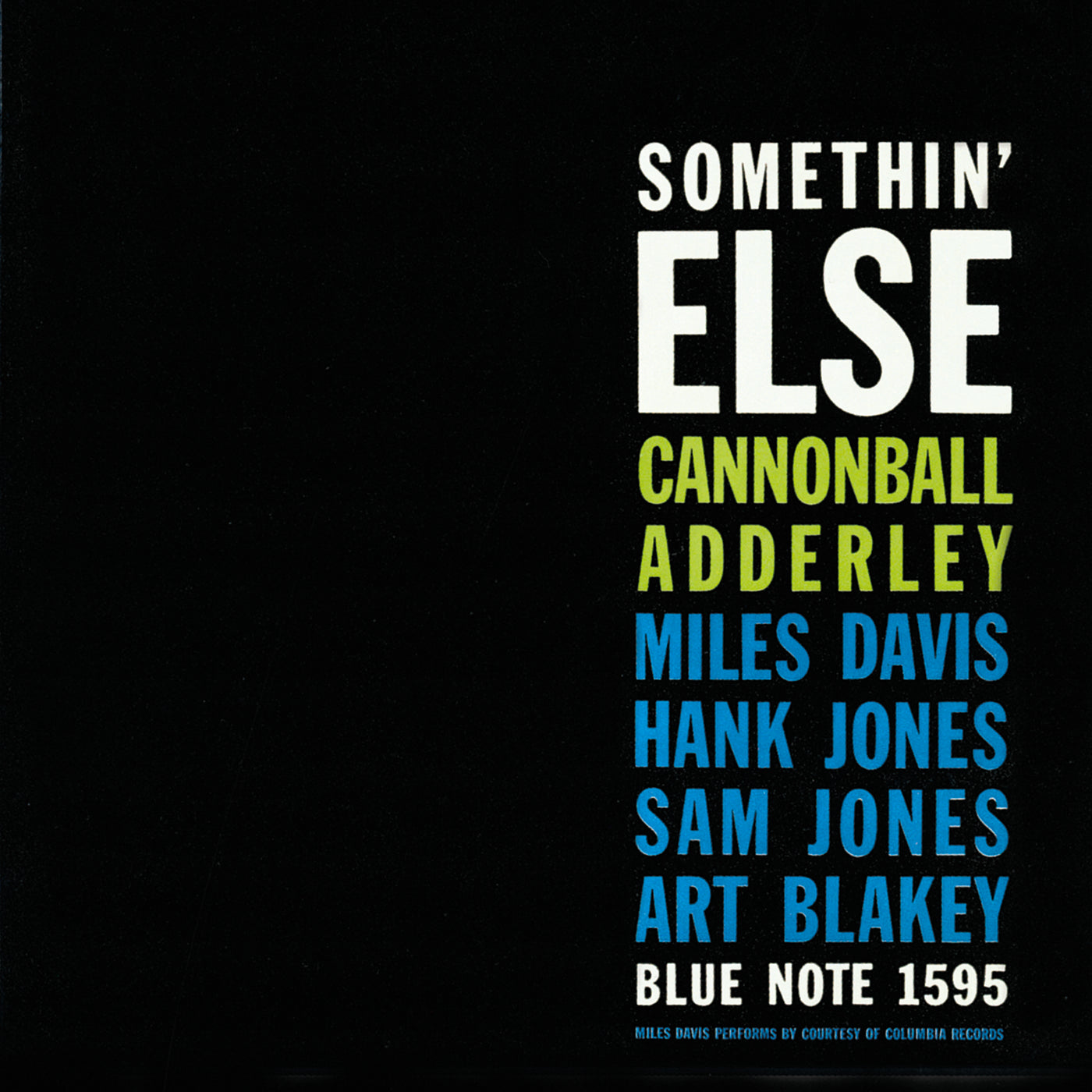 Somethin' Else - Front Cover