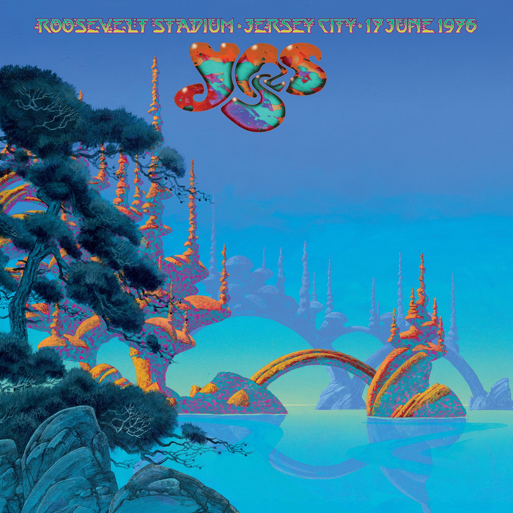 LIVE AT ROOSEVELT STADIUM, JERSEY CITY, NJ (6/17/76) - Back Cover
