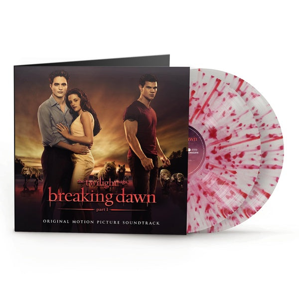 Twilight Saga Breaking Dawn Part 1  Vinyle Blanc et Rouge Transparent - Front Cover