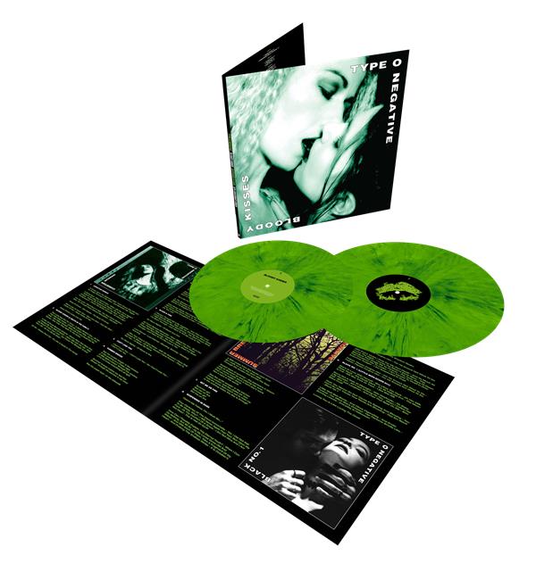 Bloody Kisses (Suspended In Dusk Edition) Vinyle Vert et Noir - Front Cover