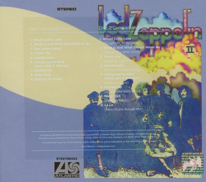 Led Zeppelin II Edition Deluxe 2 CD - Front Cover