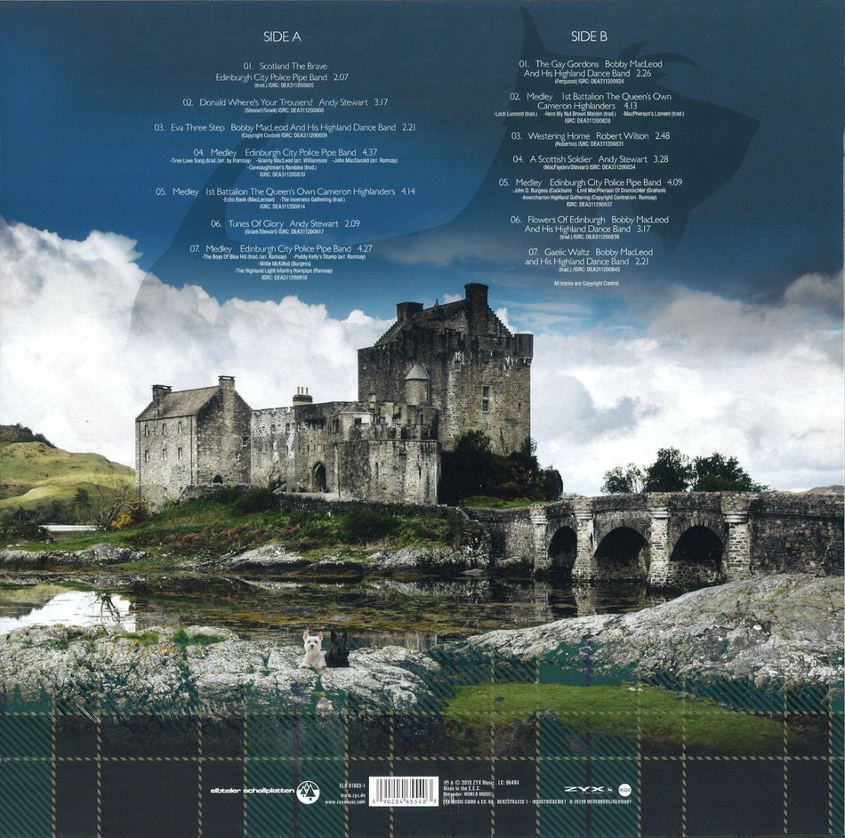 SCOTTISCH HIGHLAND MUSIC - Back Cover