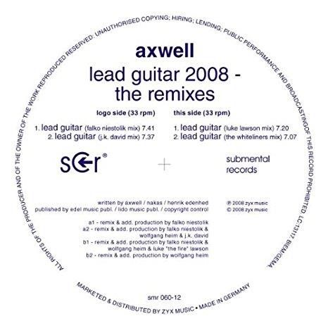 Lead Guitar 2008 - The Remixes - Front Cover