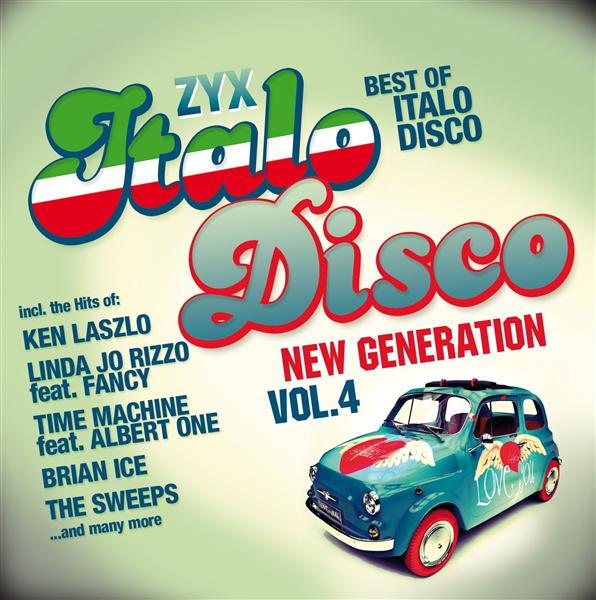 Zyx italo disco, Volume 4 - Front Cover