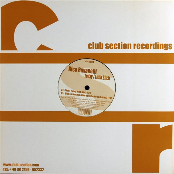 Today / Little Bitch - Front Cover