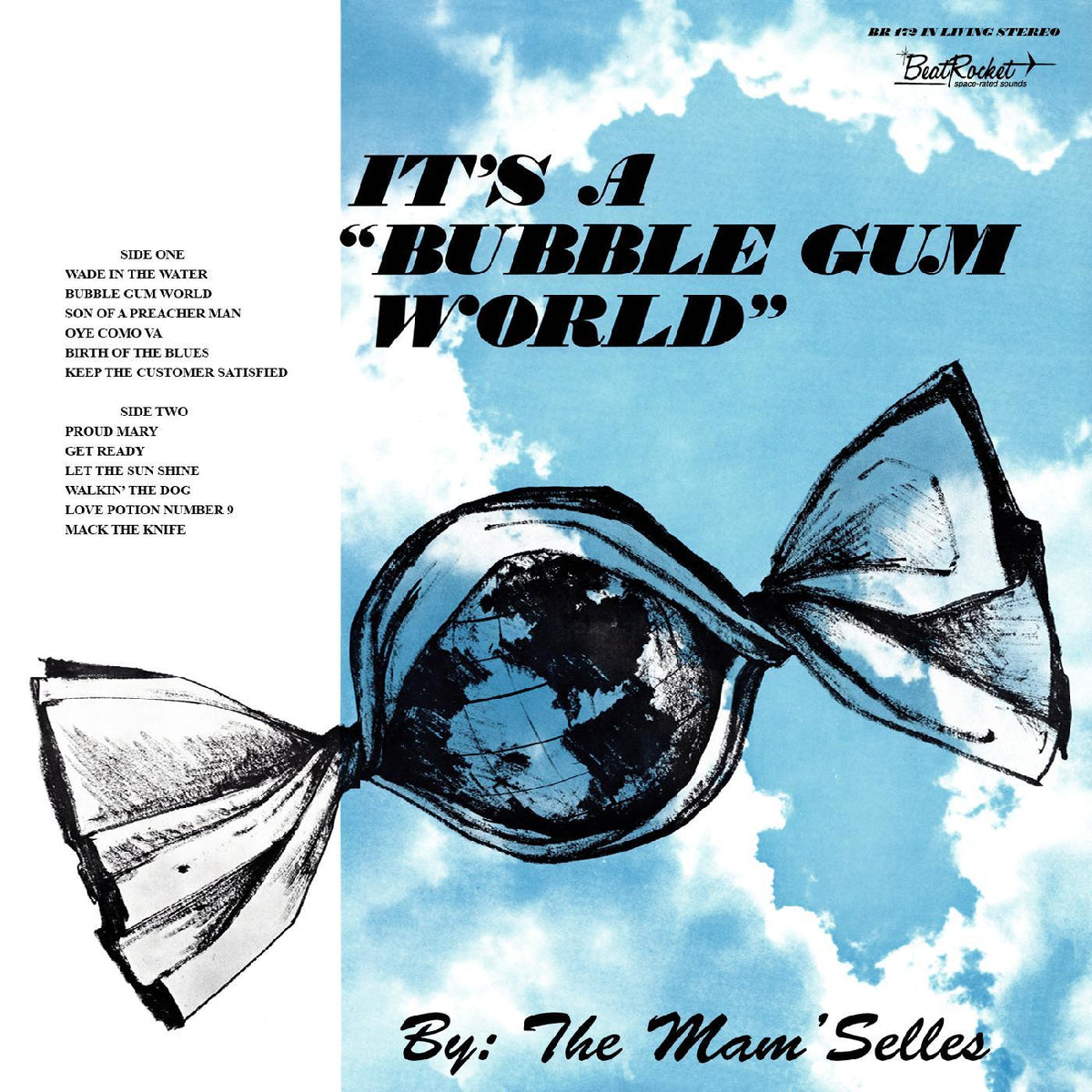 IT S A BUBBLE GUM WORLD/VINYLE BLANC - Front Cover