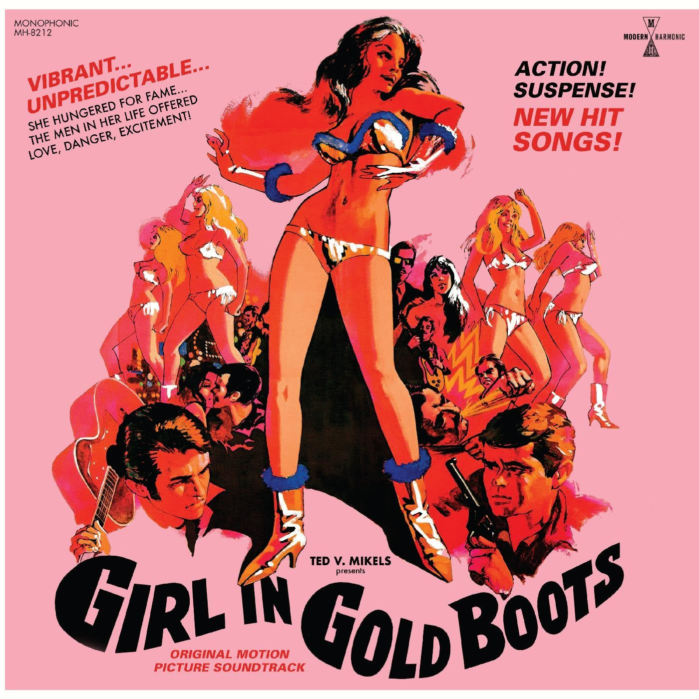 GIRL IN GOLD BOOTS/VINYLE COULEUR INCLUS DVD - Front Cover