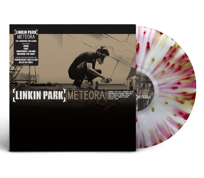 METEORA (TRANSLUCENT GOLD AND RED SPLATTER VINYL) - Front Cover