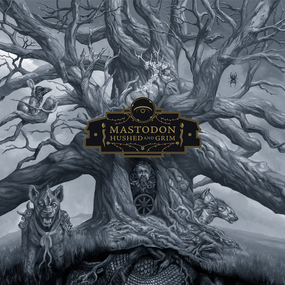 HUSHED AND GRIM - Front Cover