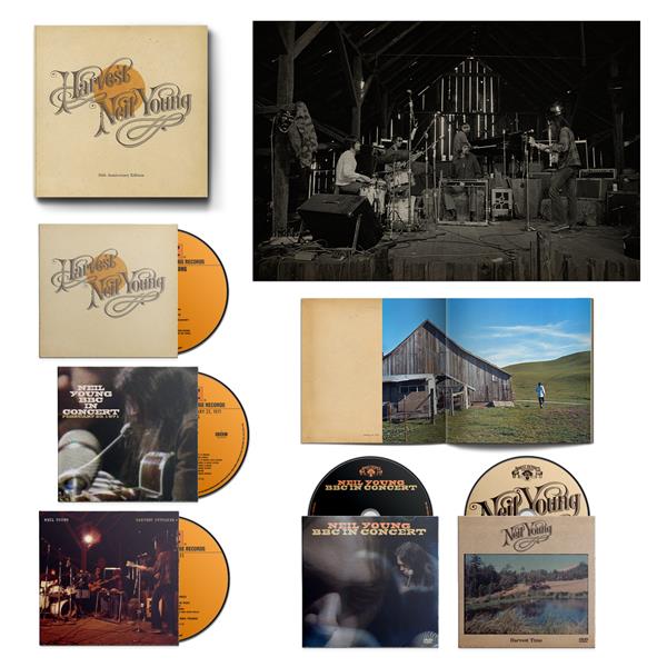 Coffret CD Harvest : 50th Anniversary Edition - Front Cover