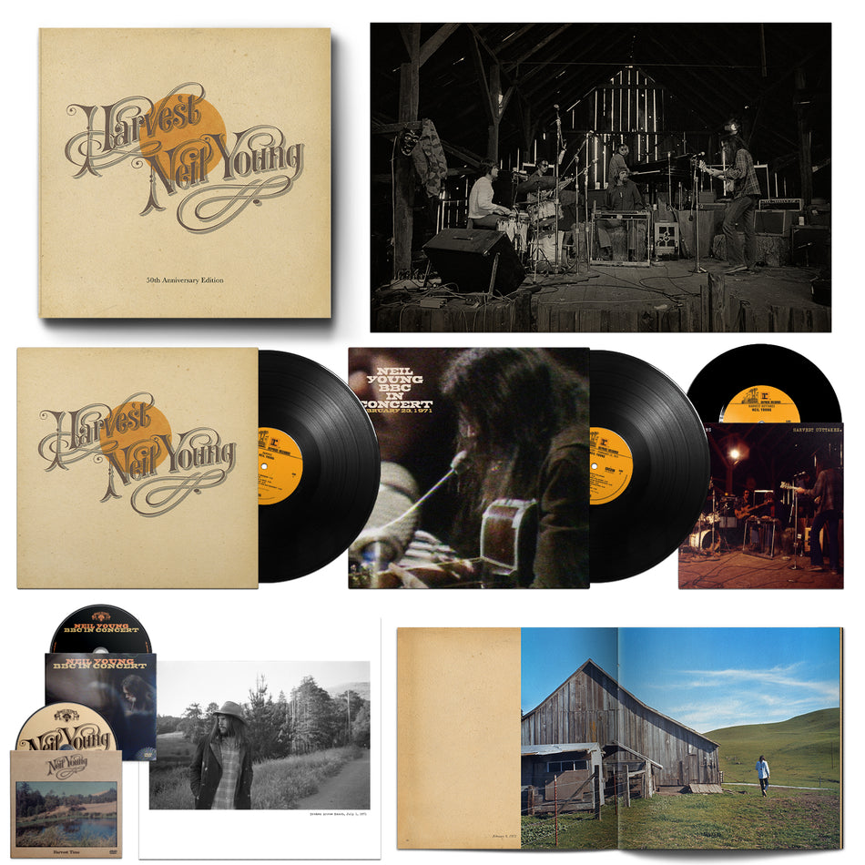 COFFRET VINYLES HARVEST: 50TH ANNIVERSARY EDITION - Front Cover