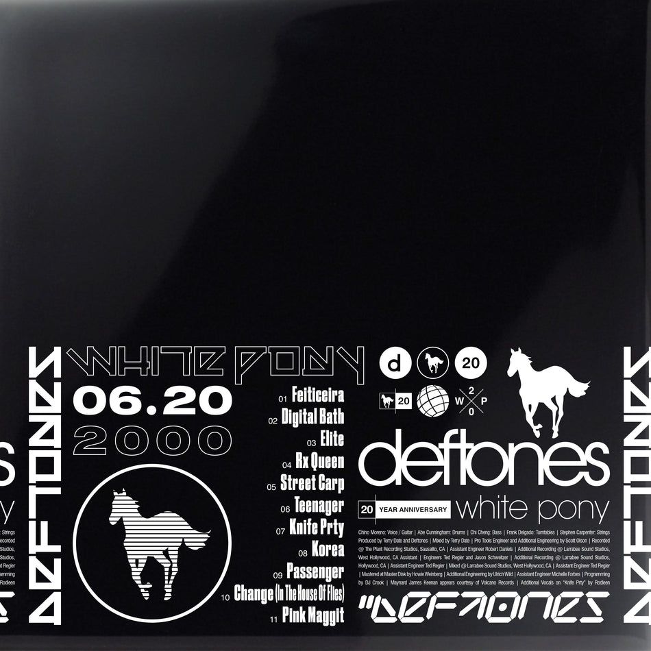 WHITE PONY (20TH ANNIVERSARY DELUXE EDITION) - Front Cover