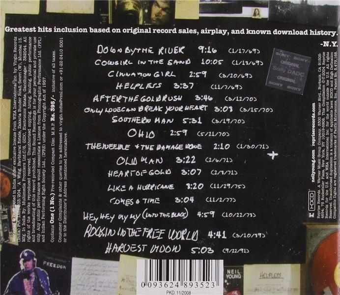 Greatest Hits - Front Cover