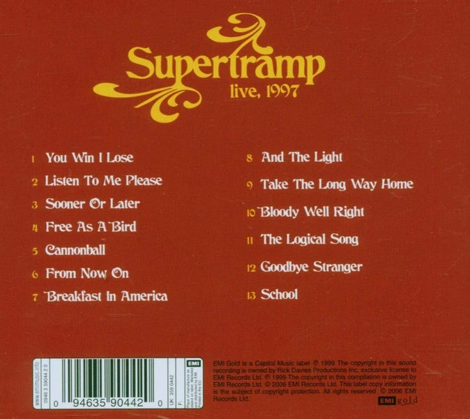 Live 1997 - It Was The Best Of Times - Front Cover